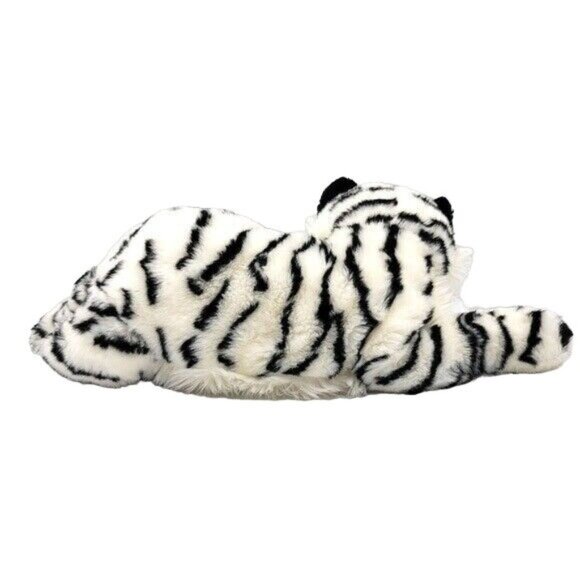 Ty Classic Raj Siberian Tiger Plush Black White 18" Striped Regal Realistic 2006 - Picture 4 of 9